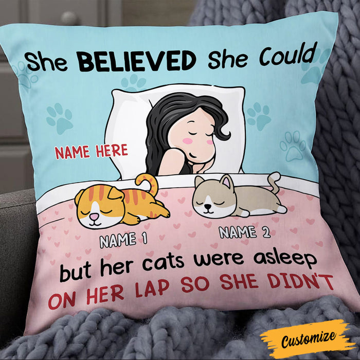 Personalized Cat Mom Pillow DB116 30O36 1