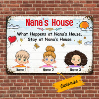 Personalized Nana Grandma Metal Sign JL72 30O36 thumb 1