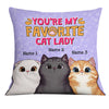 Personalized Cat Mom You Are My Favorite Pillow DB115 23O18 1