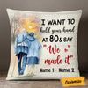Personalized Old Couple Pillow DB115 87O57 1