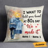 Personalized Old Couple Pillow DB115 87O57 1