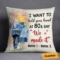 Personalized Old Couple Pillow DB115 87O57 thumb 1