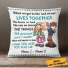 Personalized Old Couple Pillow DB119 26O58 1