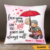 Personalized Old Couple Pillow DB133 23O47 1