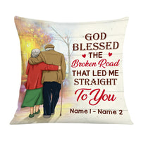 Personalized Old Couple Pillow DB134 30O57 thumb 1