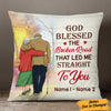Personalized Old Couple Pillow DB134 30O57 1