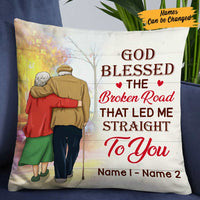 Personalized Old Couple Pillow DB134 30O57 thumb 1