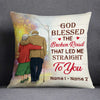 Personalized Old Couple Pillow DB134 30O57 1