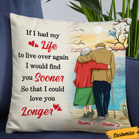 Personalized Old Couple Pillow DB135 23O36 thumb 1