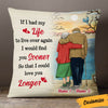 Personalized Old Couple Pillow DB135 23O36 1