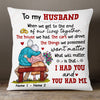 Personalized Old Couple Pillow DB135 95O53 1