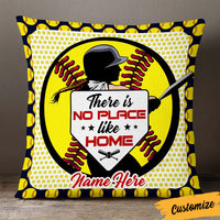 Personalized Love Softball Girl Pillow DB139 95O36 thumb 1