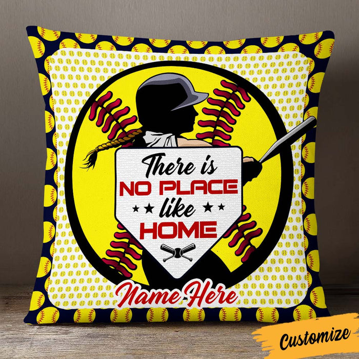 Personalized Love Softball Girl Pillow DB139 95O36 1