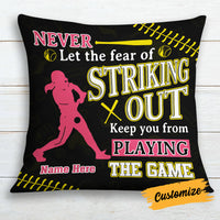 Personalized Love Softball Pillow DB142 23O19 thumb 1