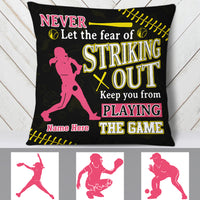 Personalized Love Softball Pillow DB142 23O19 thumb 1