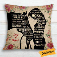 Personalized Horse Girl Pillow DB131 85O34 thumb 1