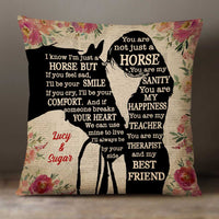 Personalized Horse Girl Pillow DB131 85O34 thumb 1