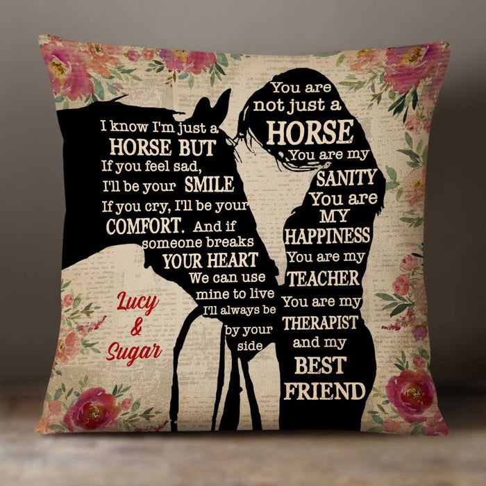 Personalized Horse Girl Pillow DB131 85O34 1