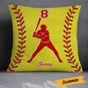 Personalized Love Softball Pillow DB141 87O23 1