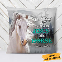 Personalized Horse Pillow DB134 87O58 thumb 1
