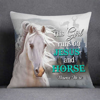 Personalized Horse Pillow DB134 87O58 thumb 1