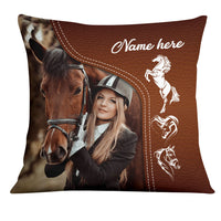 Personalized Horse Photo Pillow DB136 30O18 thumb 1