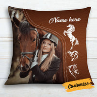 Personalized Horse Photo Pillow DB136 30O18 thumb 1