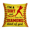 Personalized Love Softball Girl Pillow DB142 95O47 1