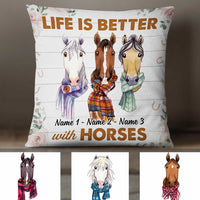 Personalized Love Horse Pillow DB134 26O34 thumb 1