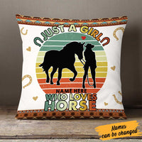 Personalized Horse Pillow DB136 87O58 thumb 1