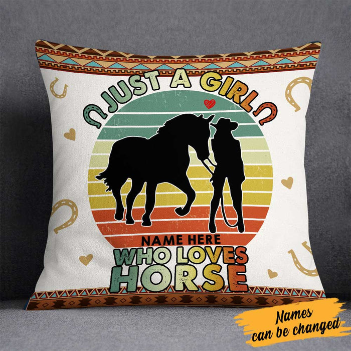 Personalized Horse Pillow DB136 87O58 1