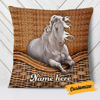 Personalized Horse Lovers Pillow DB137 95O24 thumb 1