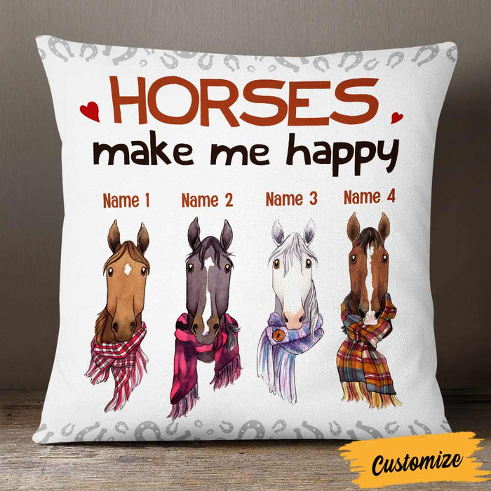 Personalized Horse Pillow DB136 23O57 1