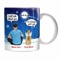 Personalized Dog Memo Christmas Conversation Mug NB153 81O34 thumb 1