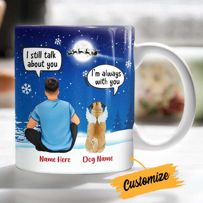 Personalized Dog Memo Christmas Conversation Mug NB153 81O34 1