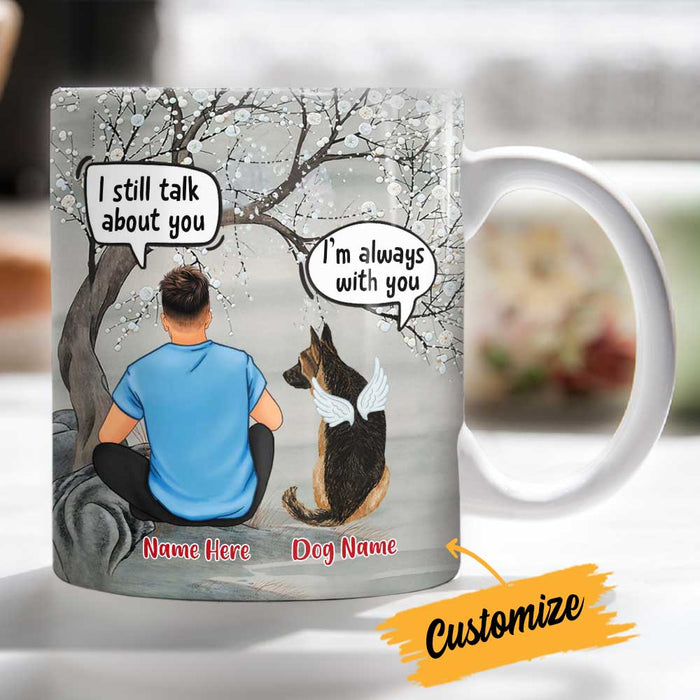 Personalized Dog Memo Christmas Conversation Mug NB153 81O34 1