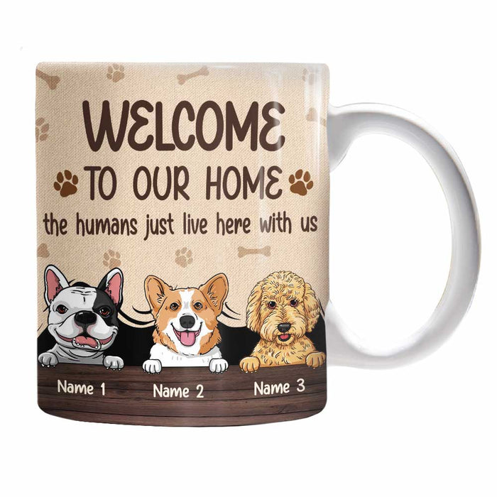 Personalized Dog Welcome To Our Home Mug NB251 23O34 1