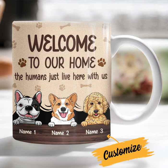 Personalized Dog Welcome To Our Home Mug NB251 23O34 1