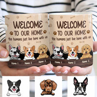 Personalized Dog Welcome To Our Home Mug NB251 23O34 thumb 1