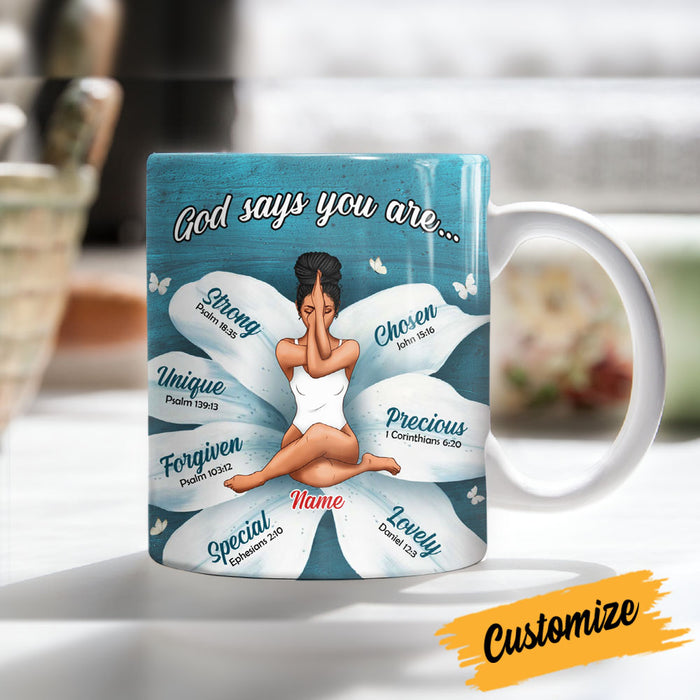 Personalized God Says BWA Mug NB234 81O32 1