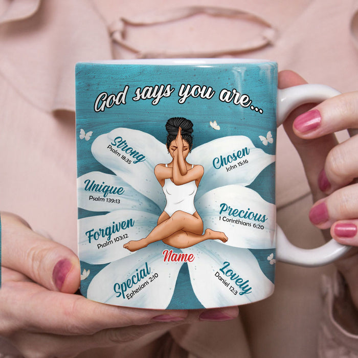 Personalized God Says BWA Mug NB234 81O32 1