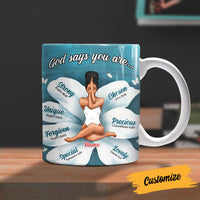 Personalized God Says BWA Mug NB234 81O32 thumb 1
