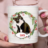 Personalized Christmas Dog Cat Mug NB31 81O34 thumb 1