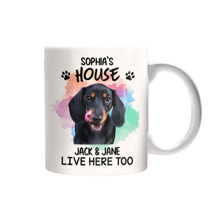 Personalized Dog Cat Photo Christmas Mug NB132 23O57 1