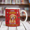 Personalized Dog Cat Photo Christmas Mug NB132 23O57 1