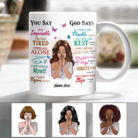 Personalized God Says You Are Mug NB103 87O53 thumb 1