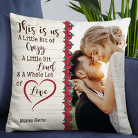 Personalized Couple Photo Pillow DB146 87O66 thumb 1