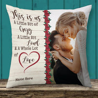 Personalized Couple Photo Pillow DB146 87O66 thumb 1