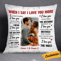 Personalized Couple Photo Pillow DB148 87O34 thumb 1