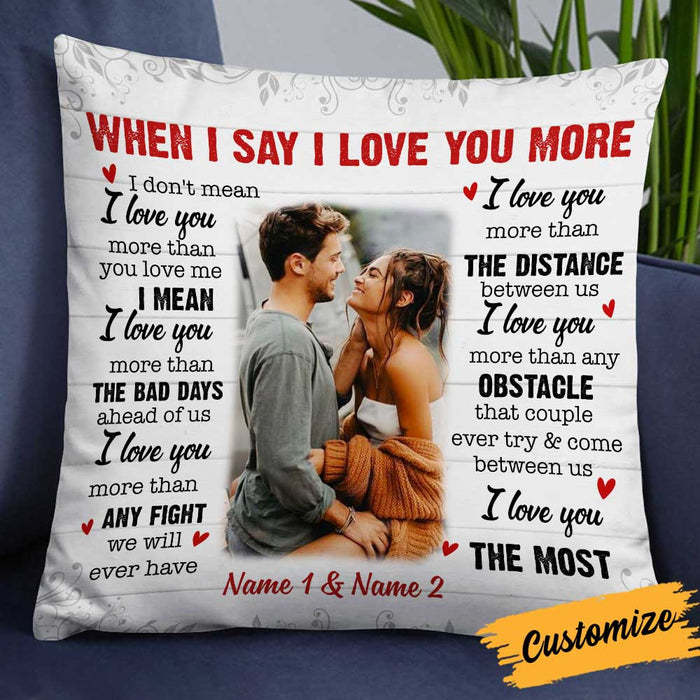 Personalized Couple Photo Pillow DB148 87O34 1